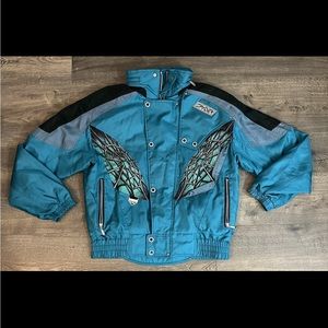 Vintage Spyder Web Print Jacket